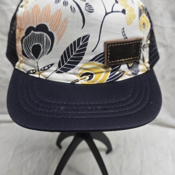 Blowfish Floral Cap in Navy and Mustard - Picture 1 of 3
